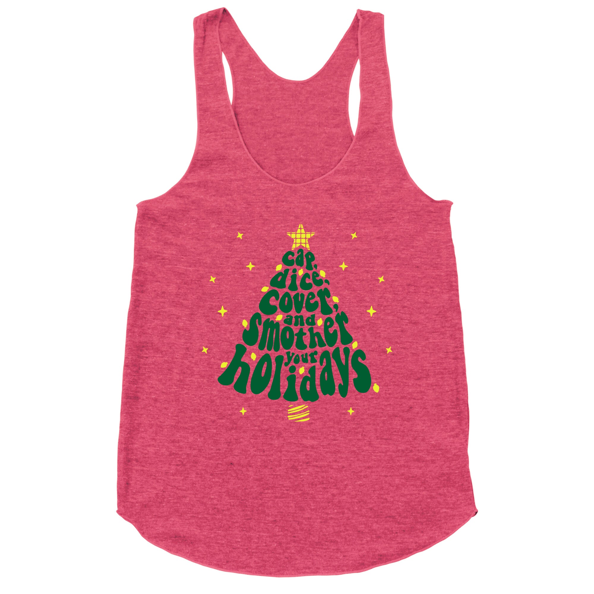 Waffle House Christmas Racerback Tank
